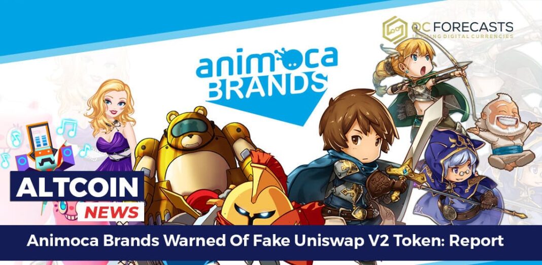 Animoca Brands Warned Of Fake Uniswap V2 Token: Report