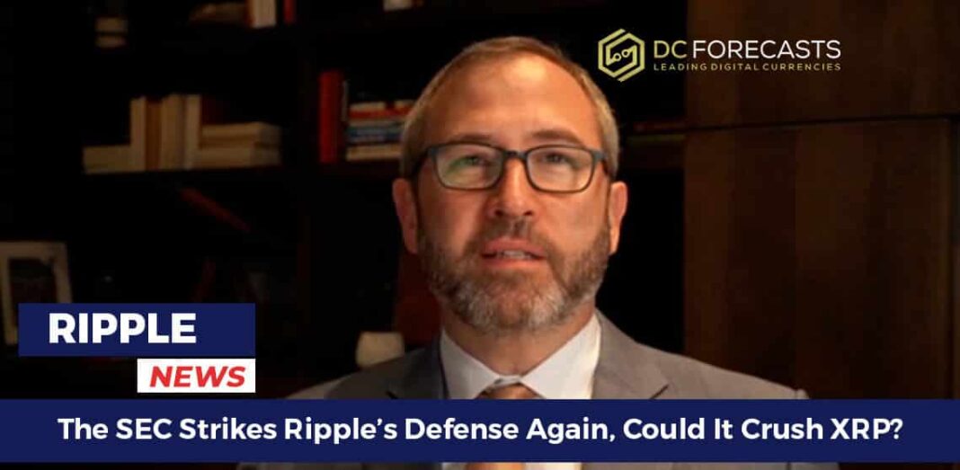 The SEC Strikes Ripple’s Defense Again, Could It Crush XRP?