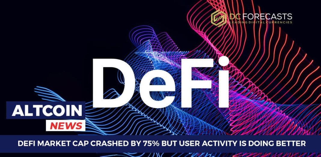 DeFi Market Cap Crashed By 75% But User Activity Is Doing Better