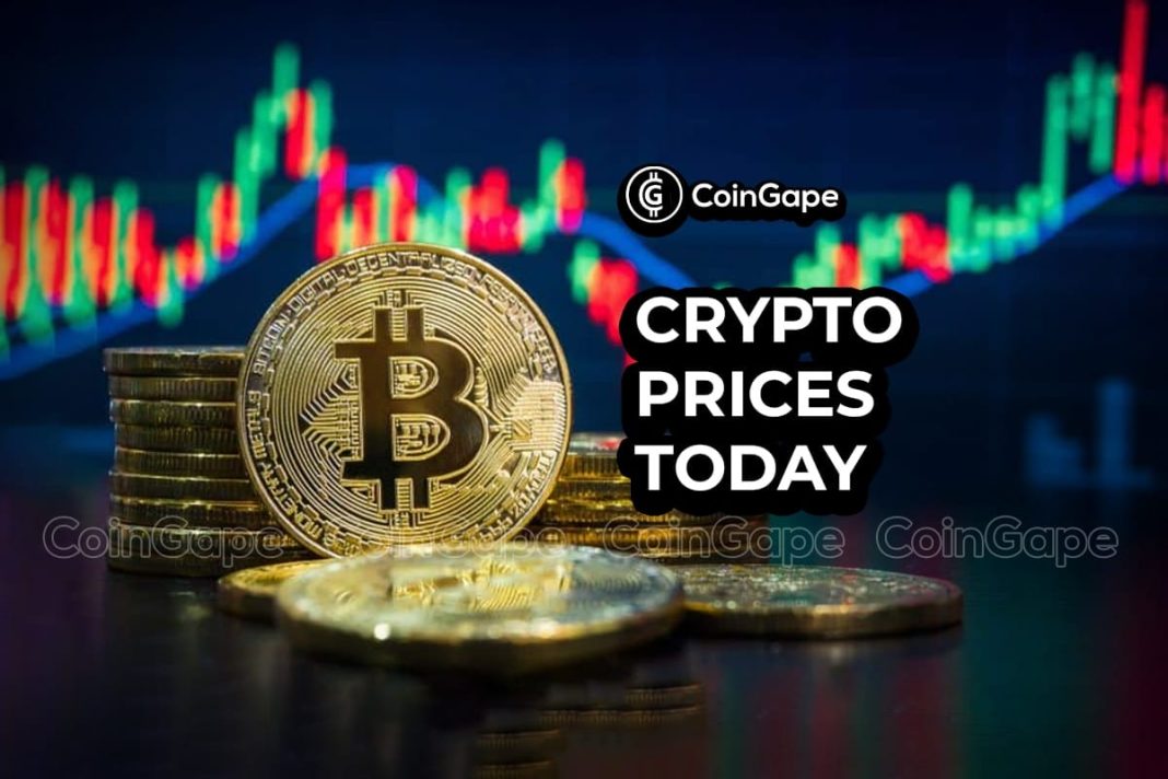 Crypto Prices Today: Market Plunges As BTC, ETH, Pepe Coin Loses Momentum