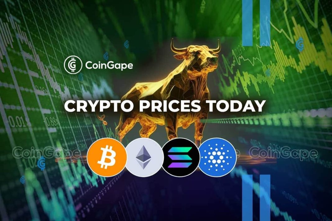 Crypto Prices Today: Bitcoin, Pepe Coin, XRP Extend Rebound Spree As DYM Leads Rally