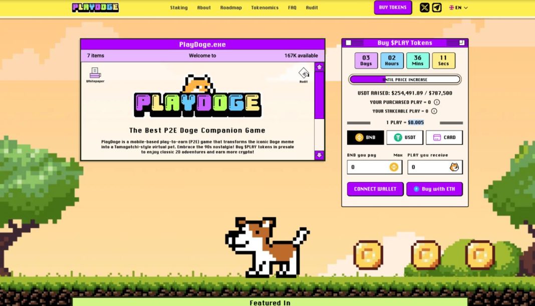 Is this the Next Big P2E Meme Coin? PlayDoge ICO Starts With a Bang – Branded Spotlight Bitcoin News