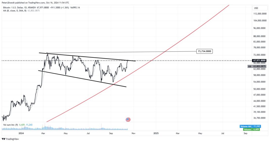 Peter Brandt Bitcoin Price Analysis