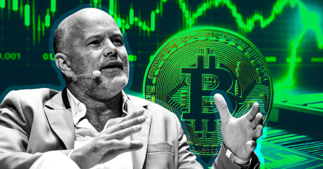 Galaxy Digital CEO Mike Novogratz says Bitcoin reaching $100,000 is 'just the start'