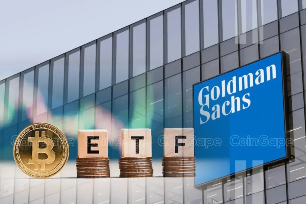 Goldman Sachs Bets $700M In Bitcoin ETF As Institutional Interest Soars