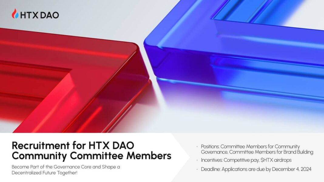 HTX DAO Completes Q3 2024 $HTX Burn Under Liquidity Strategy Transition – Press release Bitcoin News