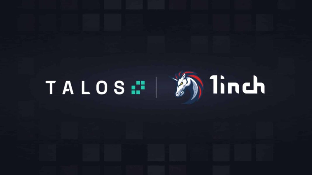 1inch Expands DeFi Liquidity Access for Institutions with Talos Integration