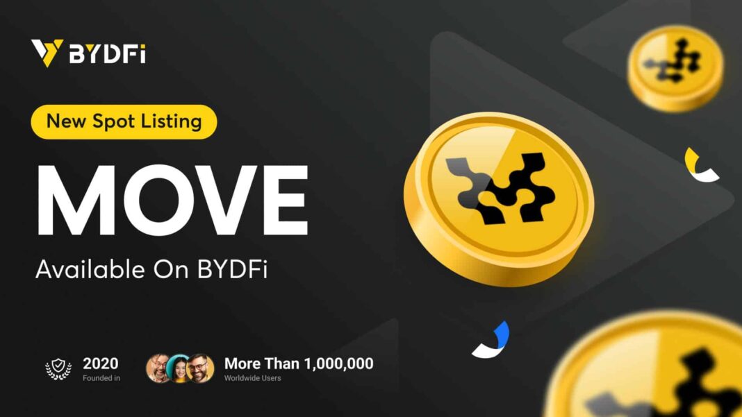 $MOVE Listed on BYDFi: Market Cap at $170 Million, Valuation around $10 Billion - Crypto-News.net