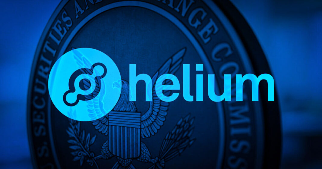 Helium fights back against SEC allegations over unregistered securities