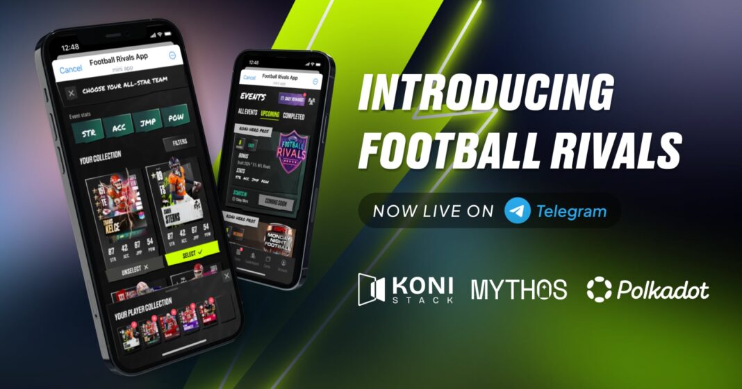 Koni Stack Launches 'Football Rivals' on Telegram, Onboarding Millions of Users to Mythos & Polkadot - Crypto-News.net