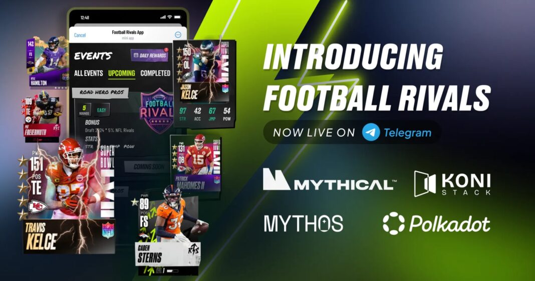 Koni Stack Partners with Mythical Games to Launch 'Football Rivals' on Telegram, Introducing a New Use Case for Polkadot and Accelerating Web3 Adoption - Crypto-News.net