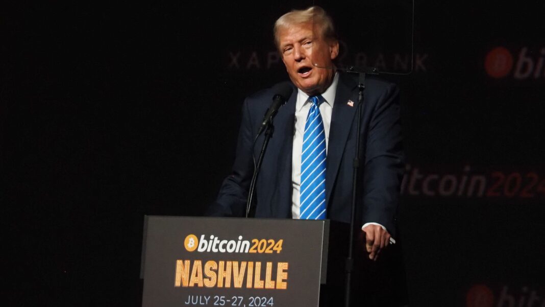 Donald Trump at BTC 2024 (Danny Nelson/CoinDesk)