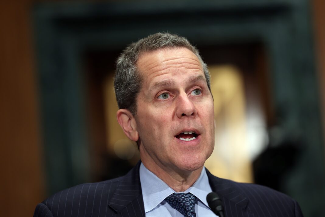 U.S. Federal Reserve Vice Chair of Supervision Michael Barr (Photo by Kevin Dietsch/Getty Images)